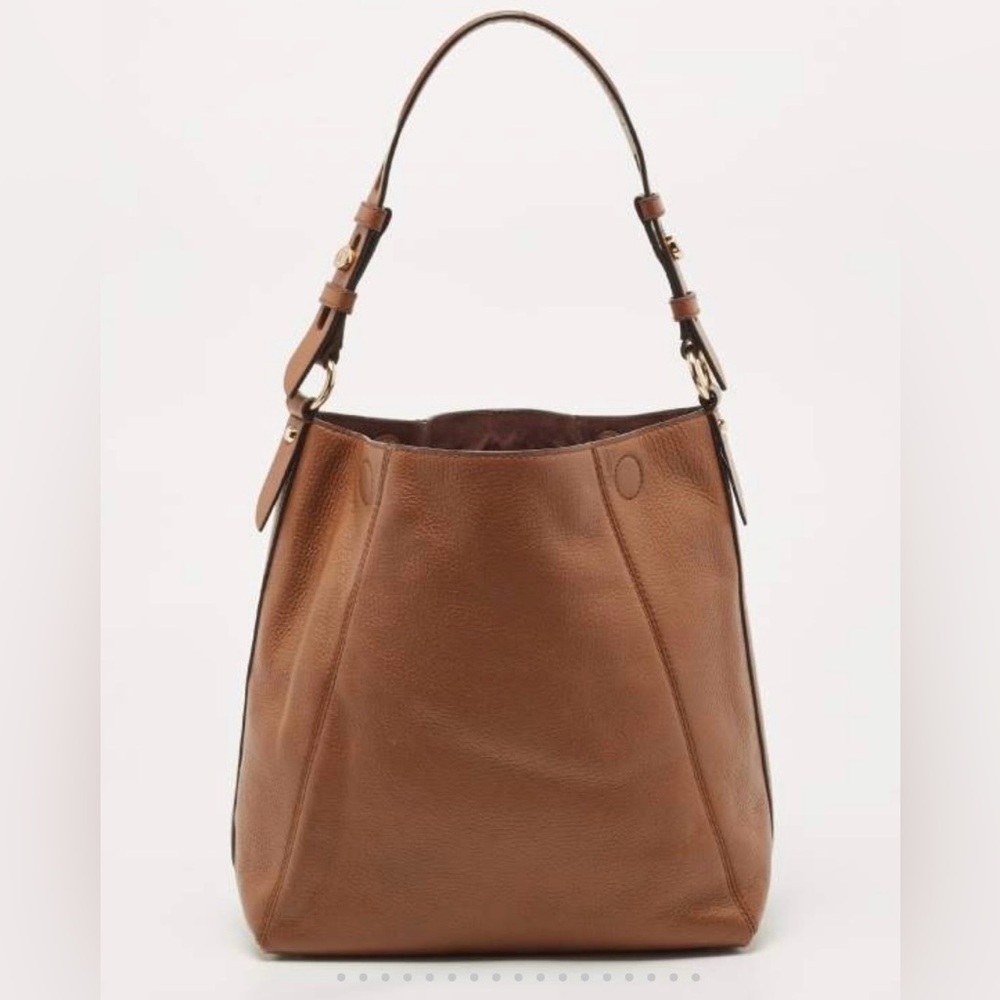 Michael Kors Tan Leather Shoulder Bag - Picture 4 of 16